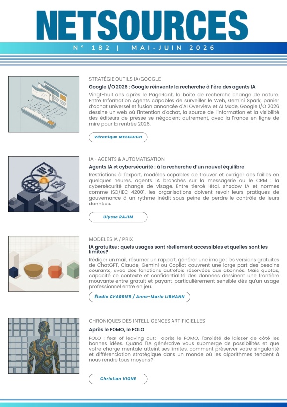 Netsources no 182 Mai - Juin 2026